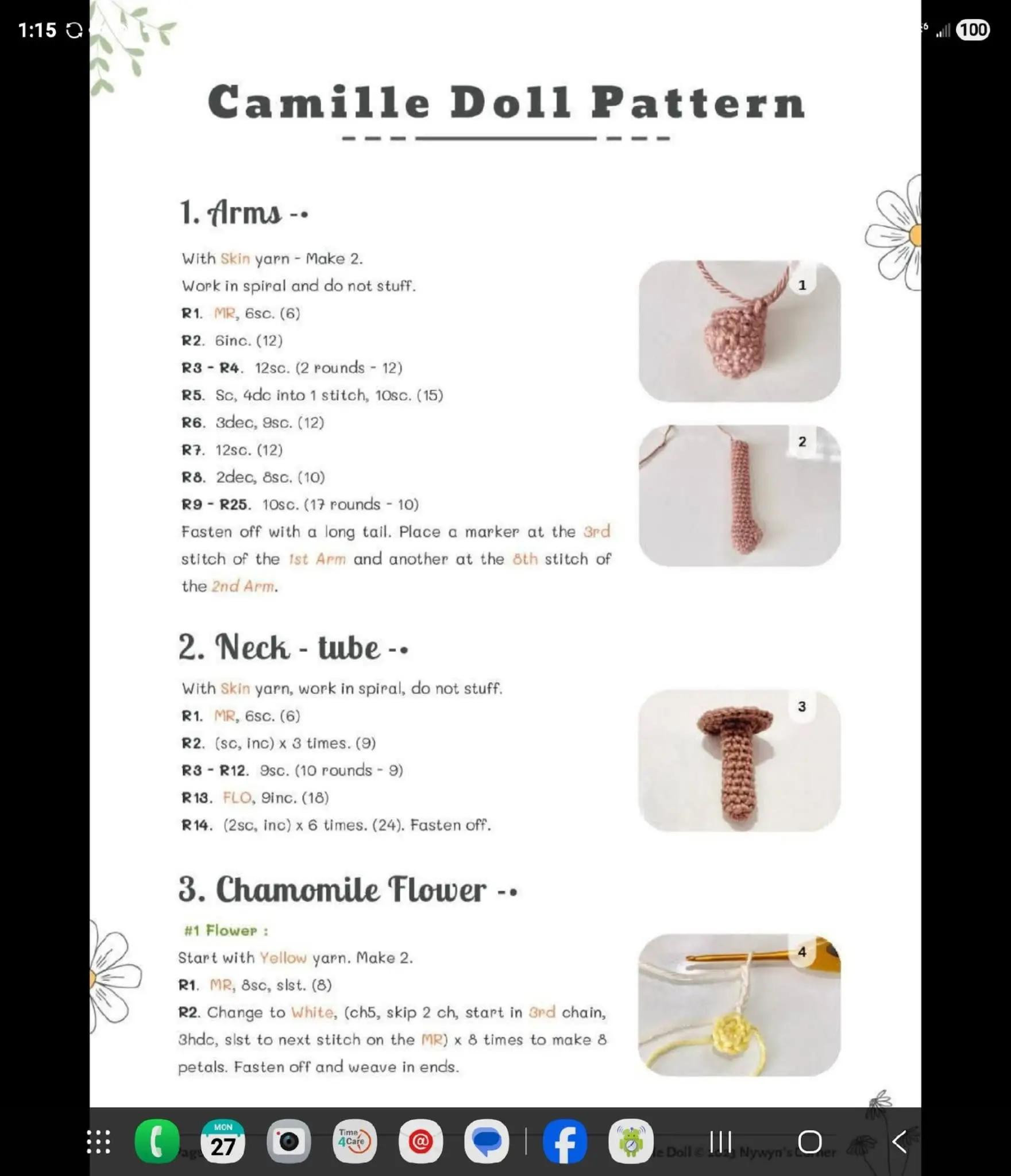 Camille Doll Crochet Pattern by Nywyn's Corner