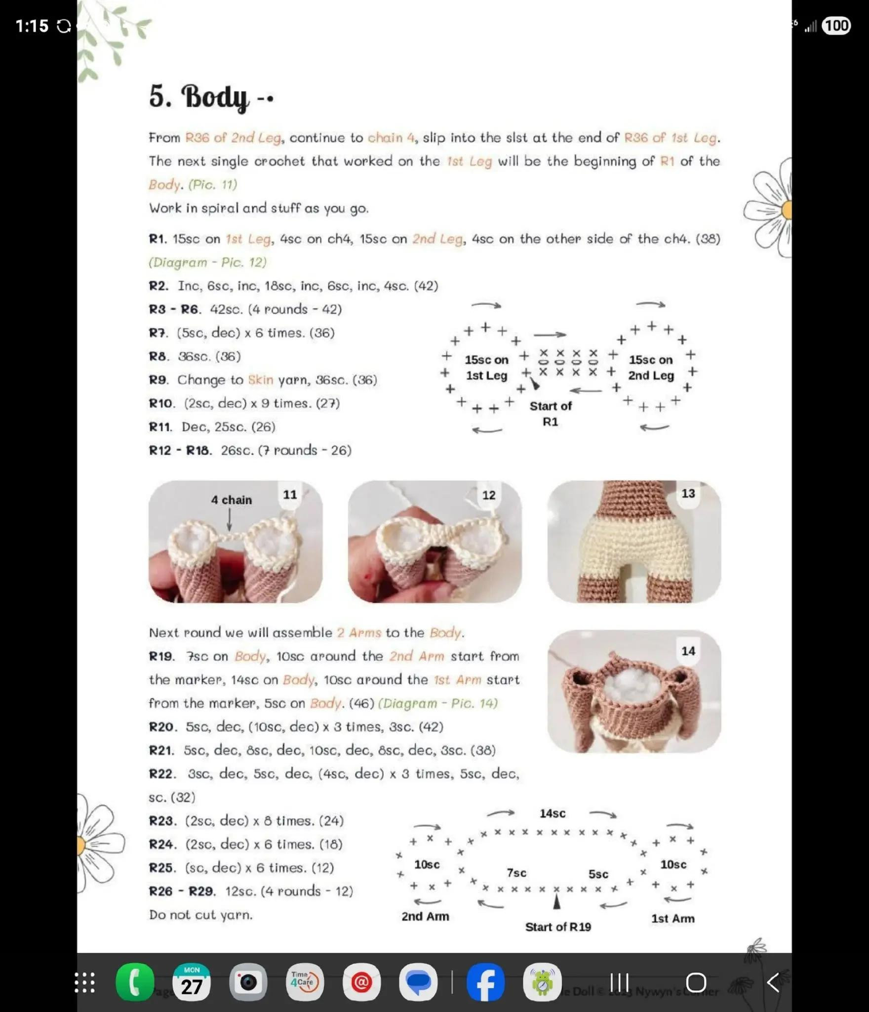 Camille Doll Crochet Pattern by Nywyn's Corner