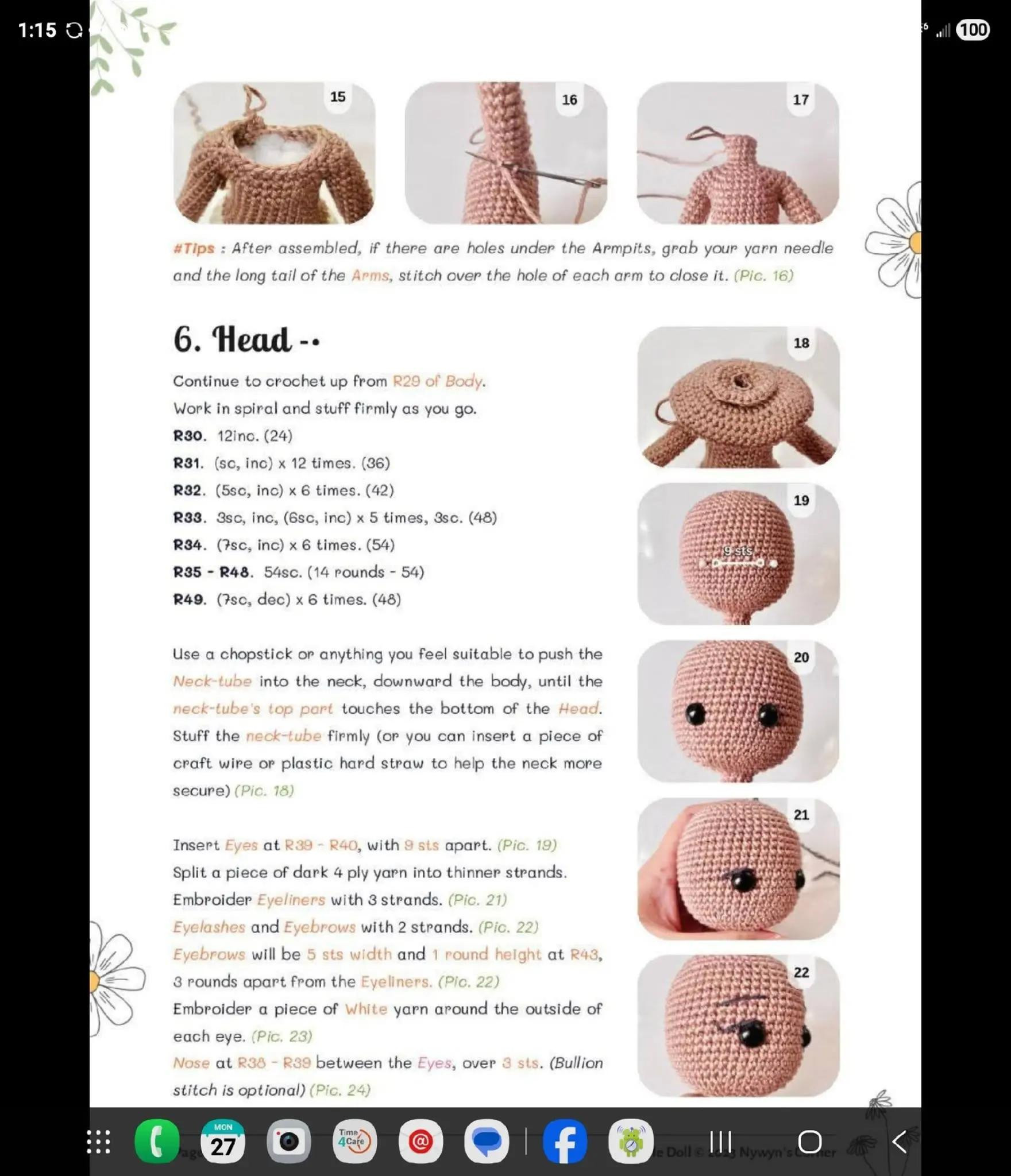 Camille Doll Crochet Pattern by Nywyn's Corner