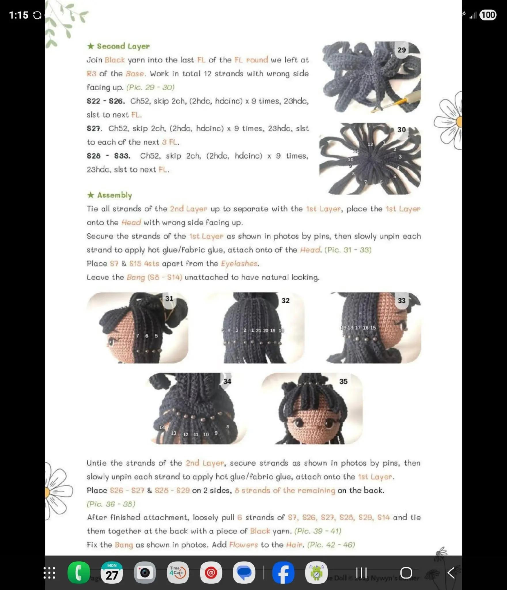 Camille Doll Crochet Pattern by Nywyn's Corner