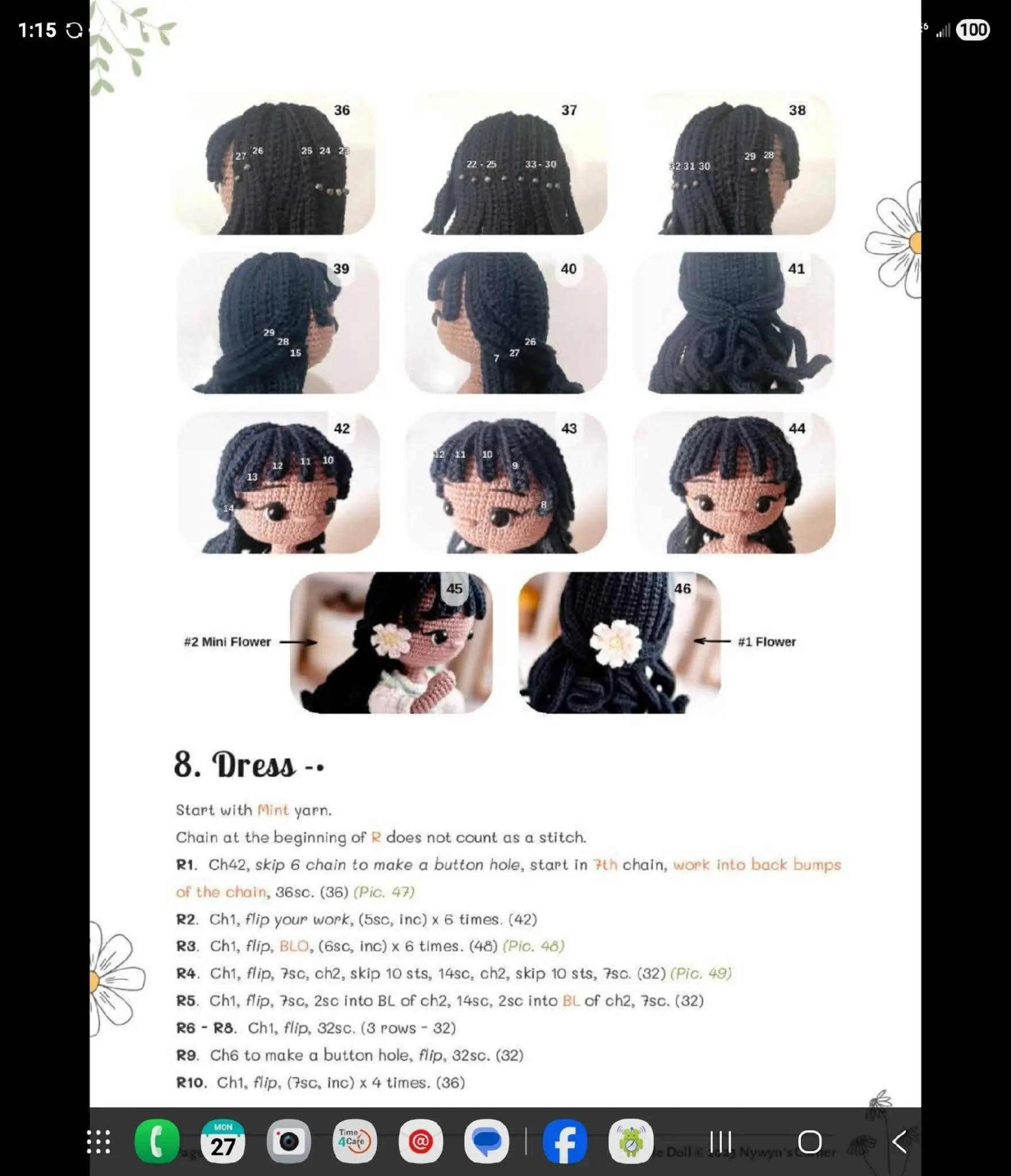 Camille Doll Crochet Pattern by Nywyn's Corner