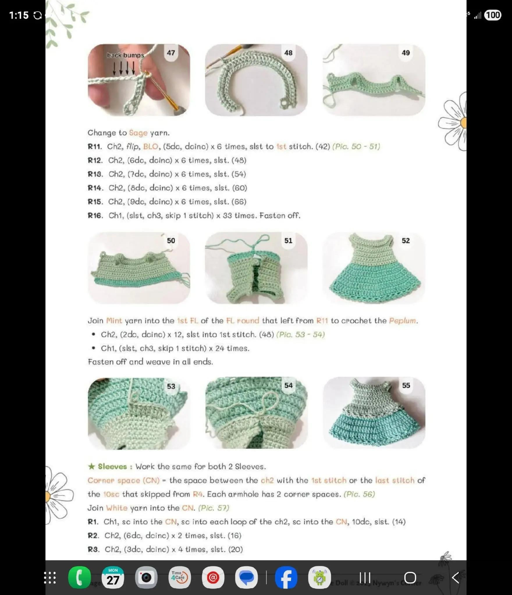 Camille Doll Crochet Pattern by Nywyn's Corner