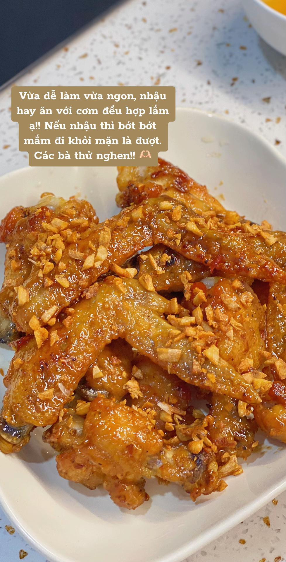 Cánh gà chiên mắm tỏi giòn ngon