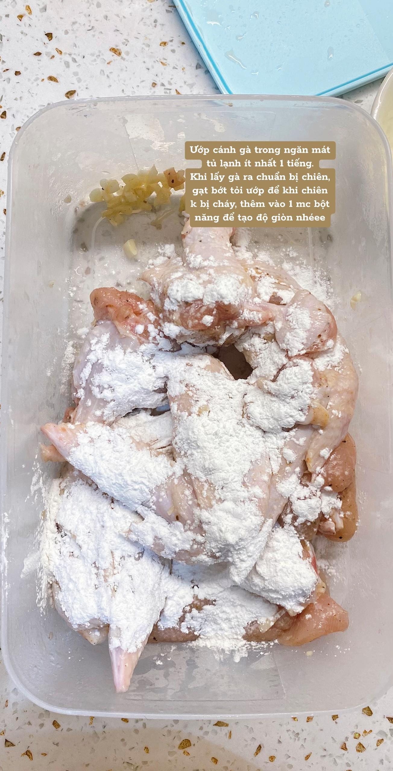 Cánh gà chiên mắm tỏi giòn ngon