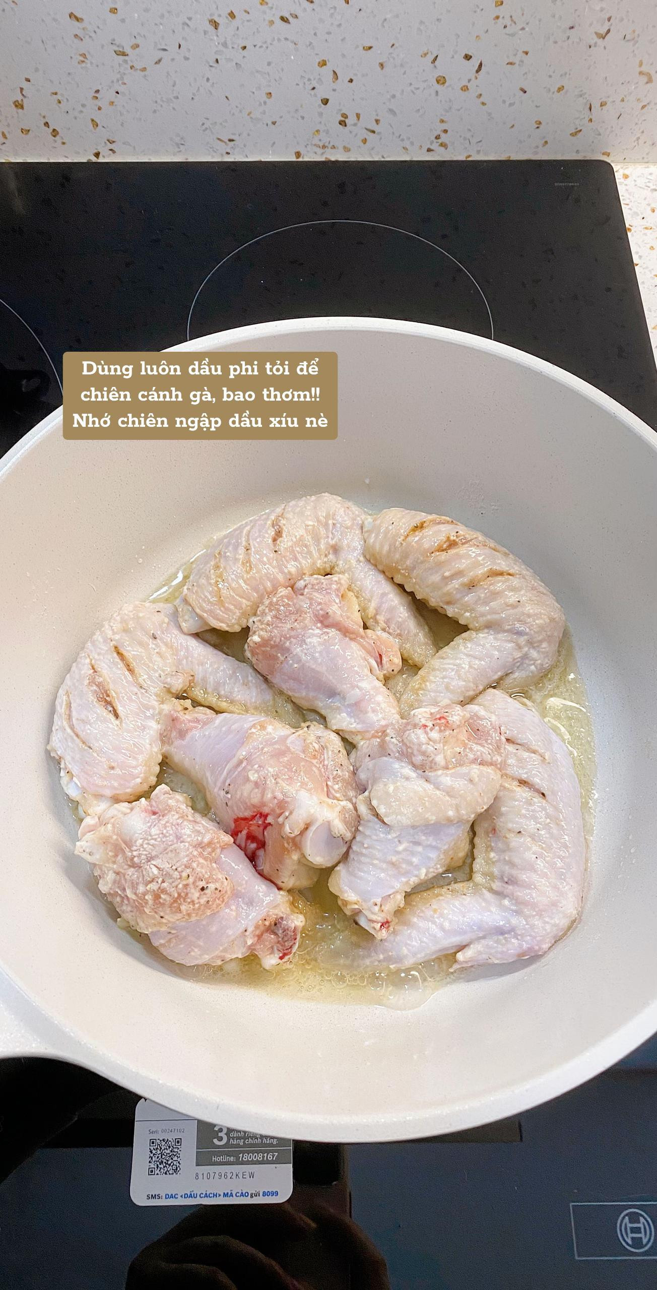 Cánh gà chiên mắm tỏi giòn ngon