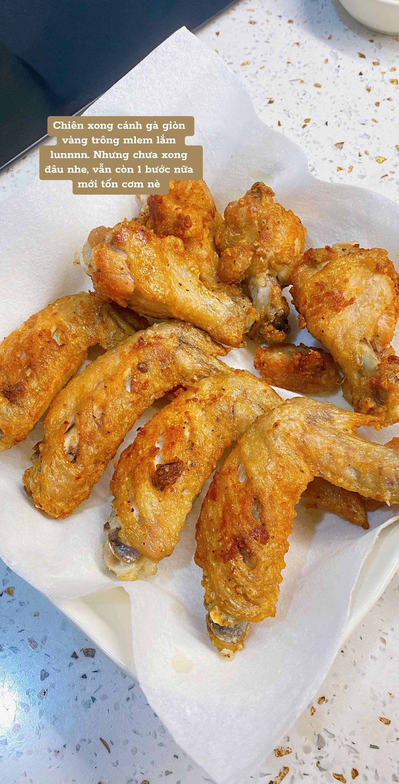 Cánh gà chiên mắm tỏi giòn ngon