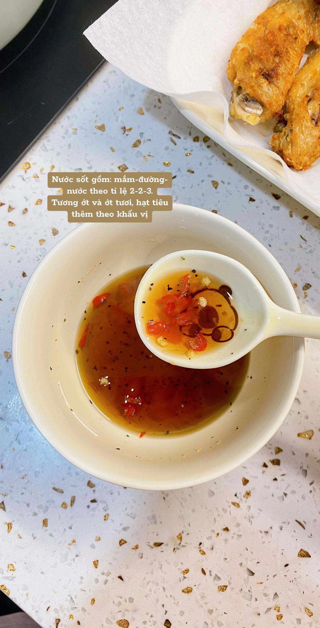 Cánh gà chiên mắm tỏi giòn ngon