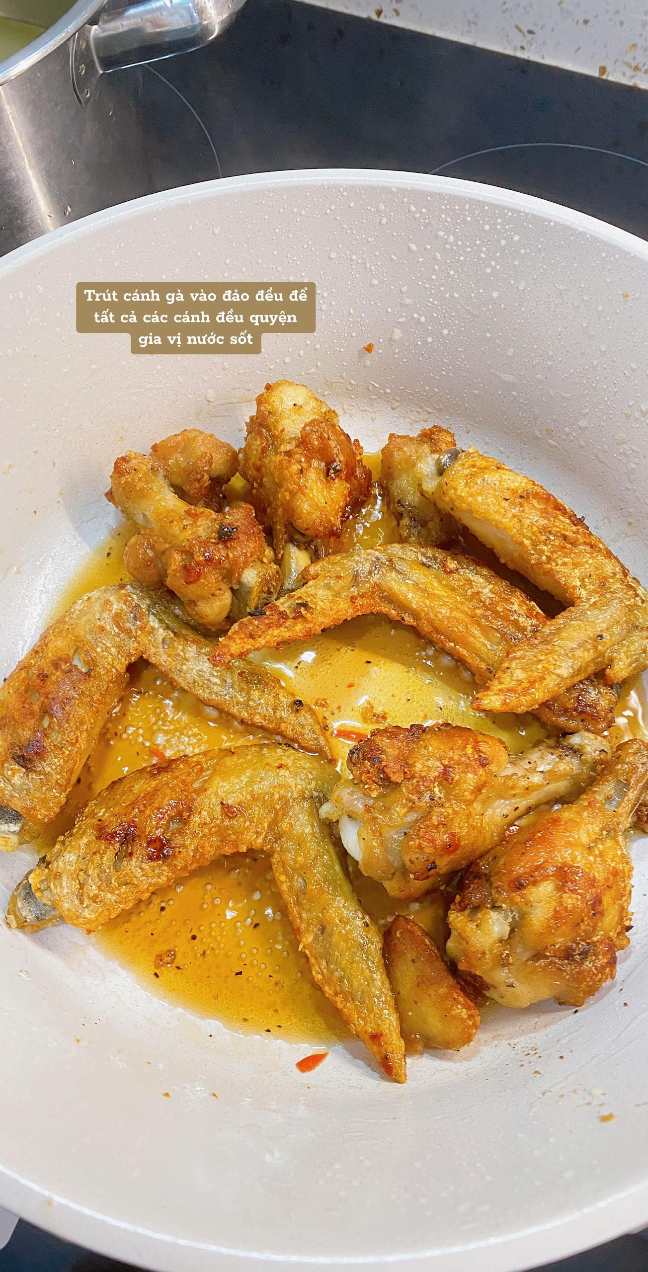 Cánh gà chiên mắm tỏi giòn ngon