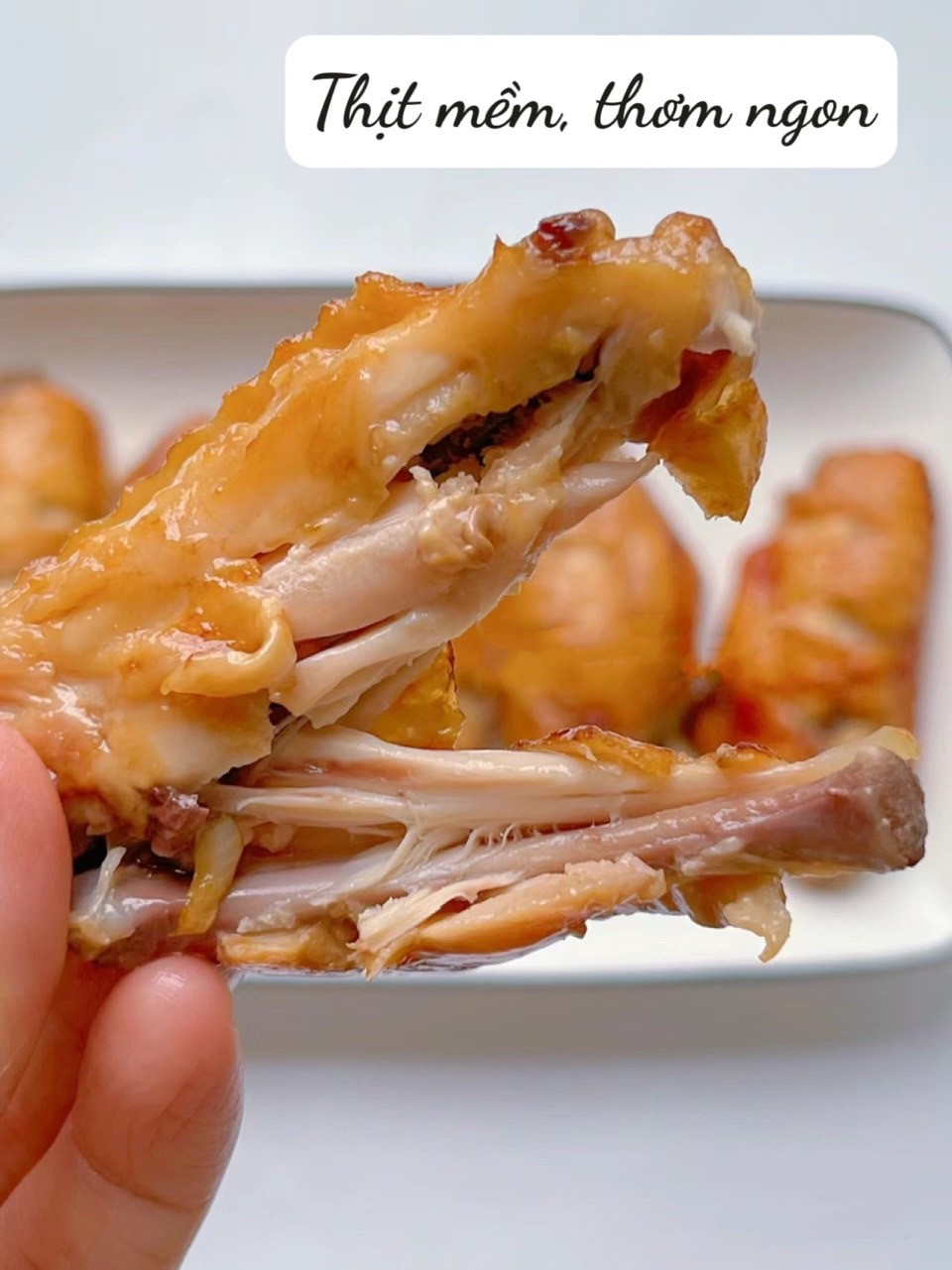 Cánh Gà Nướng Cho Bé - Thịt Mềm Thơm Ngon, Giòn Bên Ngoài