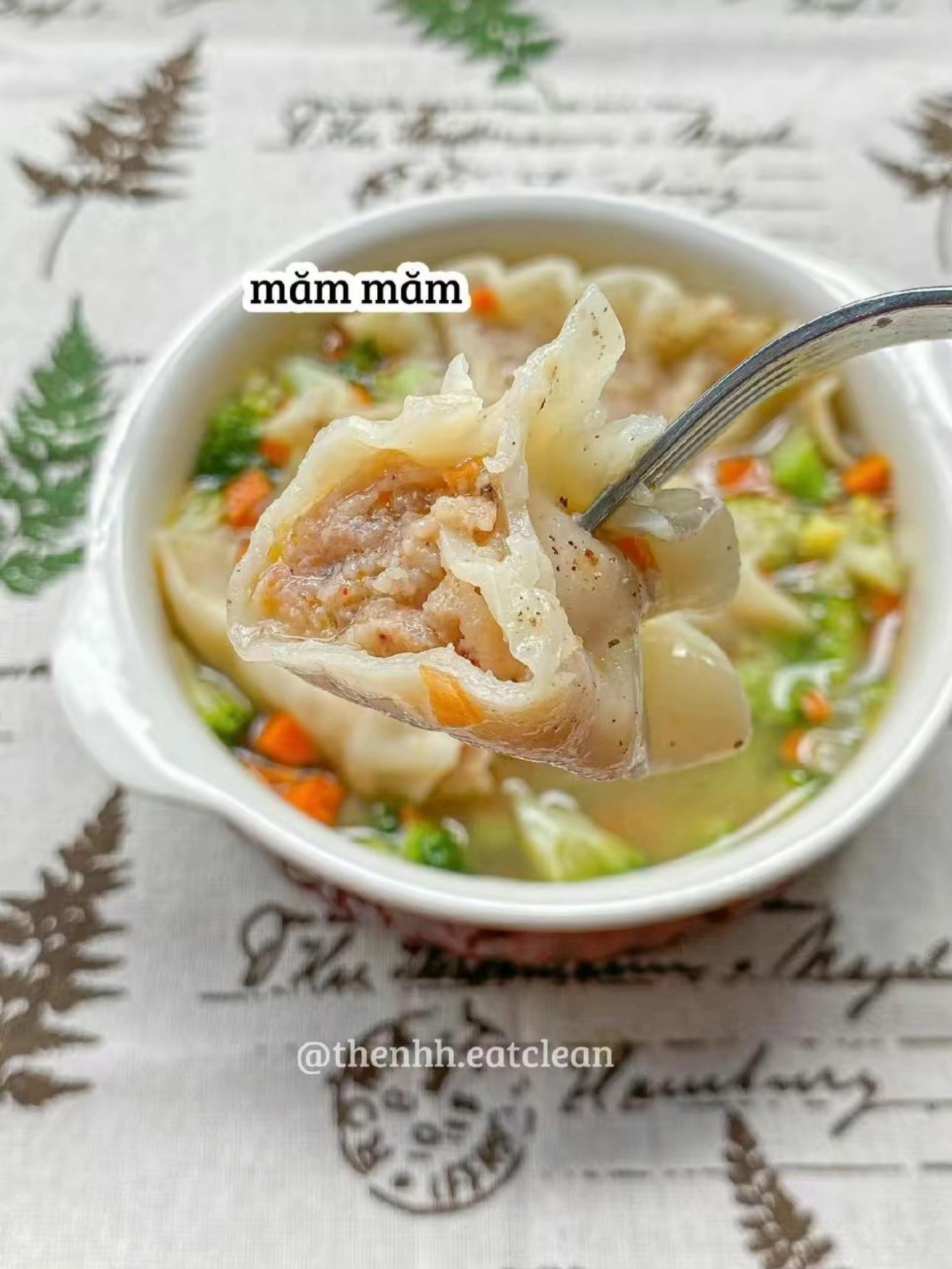 Canh Mandu Rau Củ Healthy và Siêu Dễ Làm