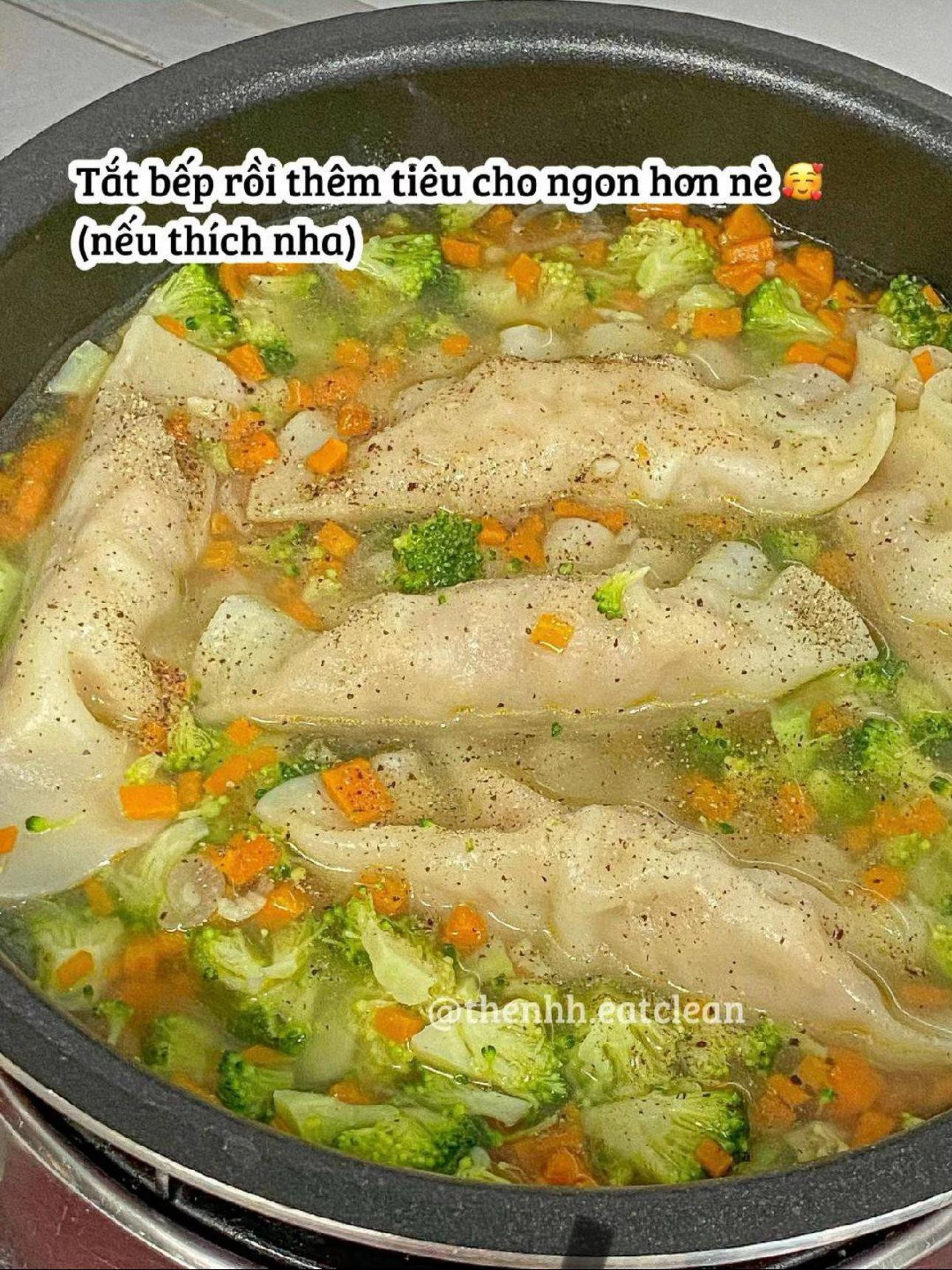 Canh Mandu Rau Củ Healthy và Siêu Dễ Làm