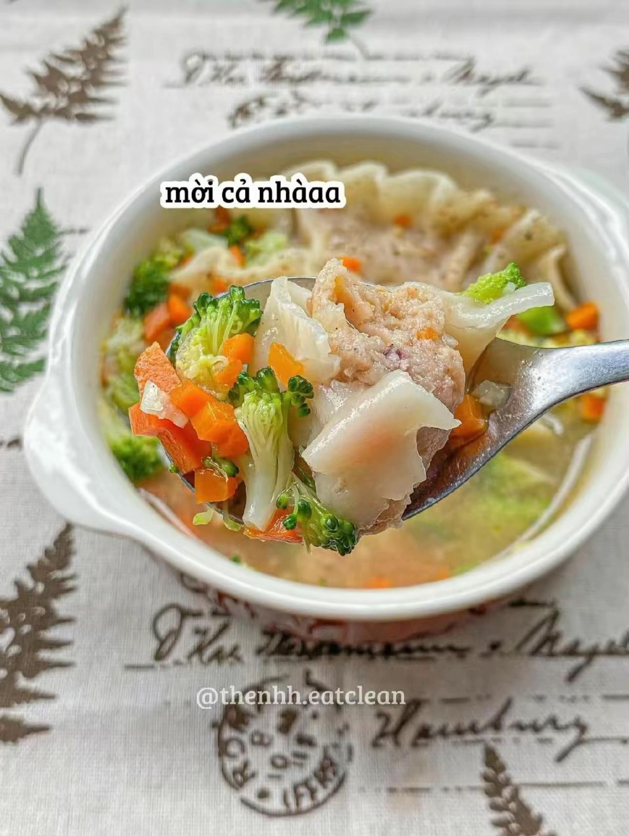 Canh Mandu Rau Củ Healthy và Siêu Dễ Làm