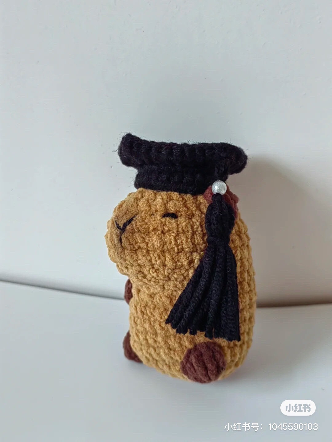 Capybara Graduation Crochet Pattern Chart