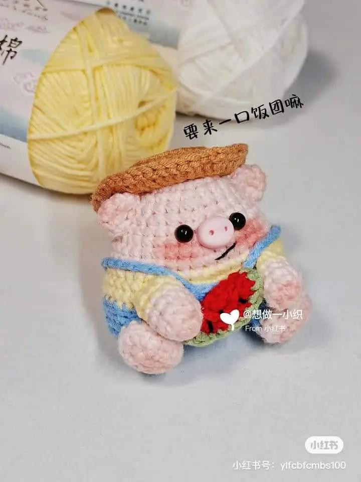 Capybara Hair Clip and Keychain Crochet Patterns