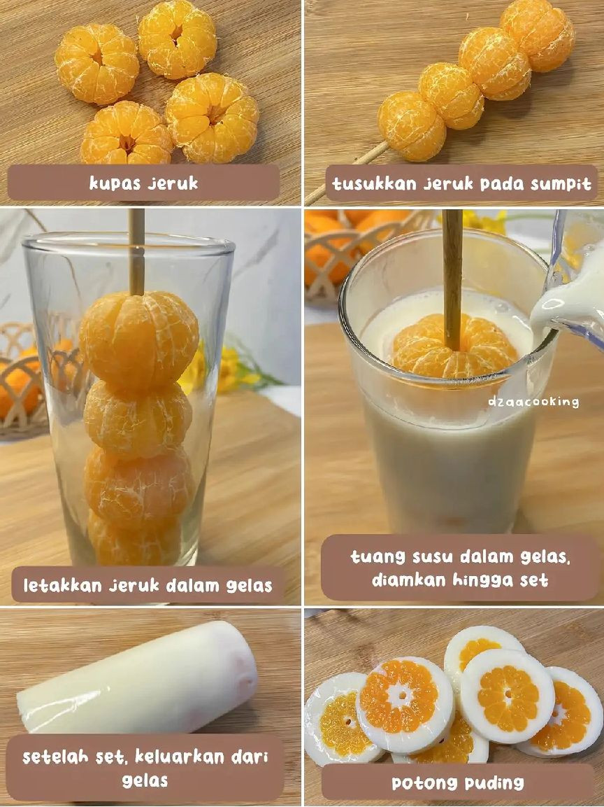 Cara Membuat Orange Pudding Viral Cuma 4 Bahan: Jeruk, Susu UHT, Gula Pasir dan Bubuk Jelly