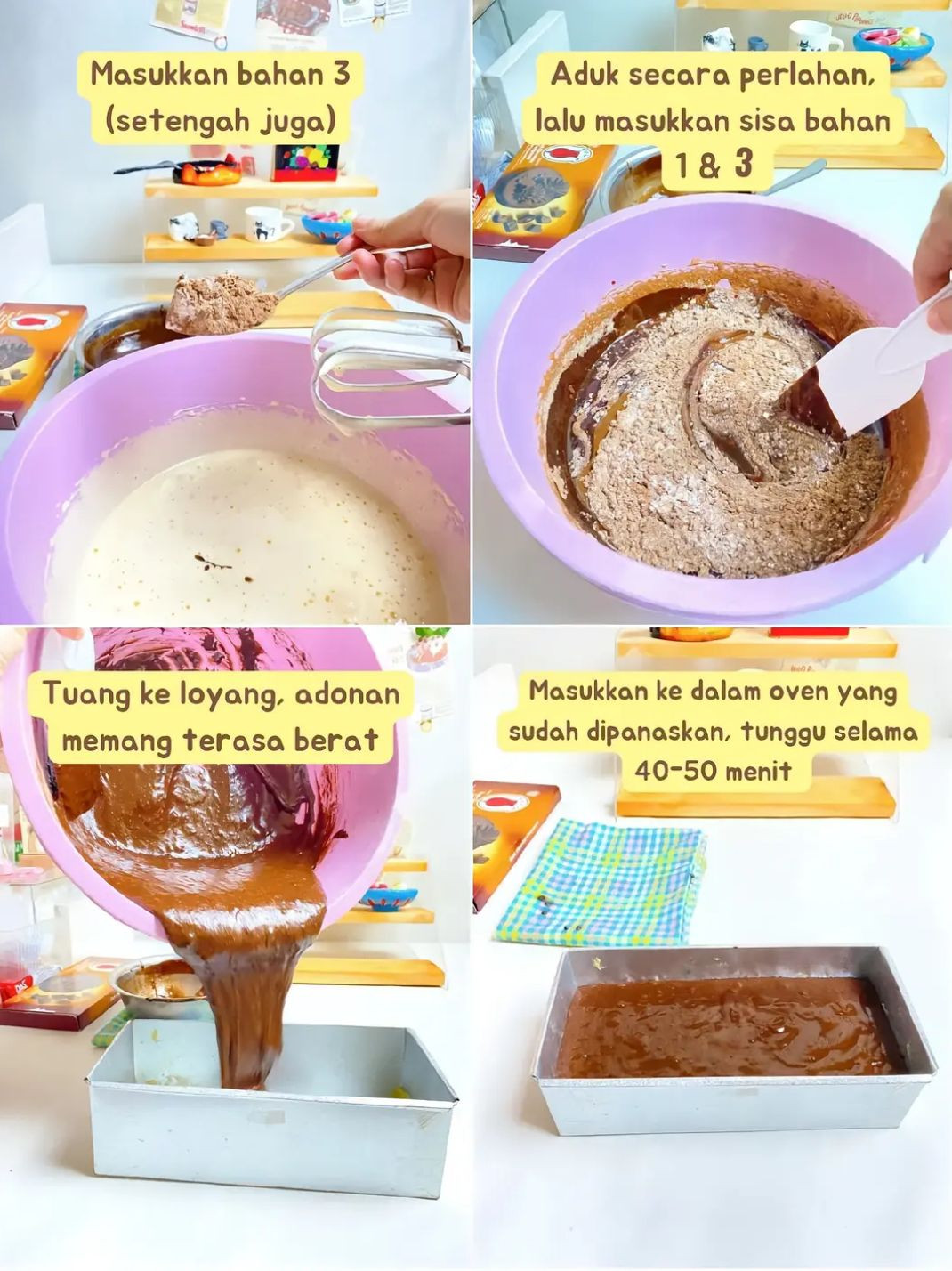 Cara Mudah Membuat Brownies Coklat Lezat Menggunakan Oven Tangkring