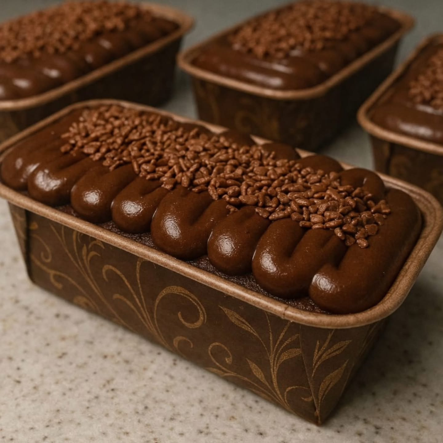 Caseirinho de Chocolate com Brigadeiro Gourmet: Bolo macio, chocolatudo e cobertura cremosa