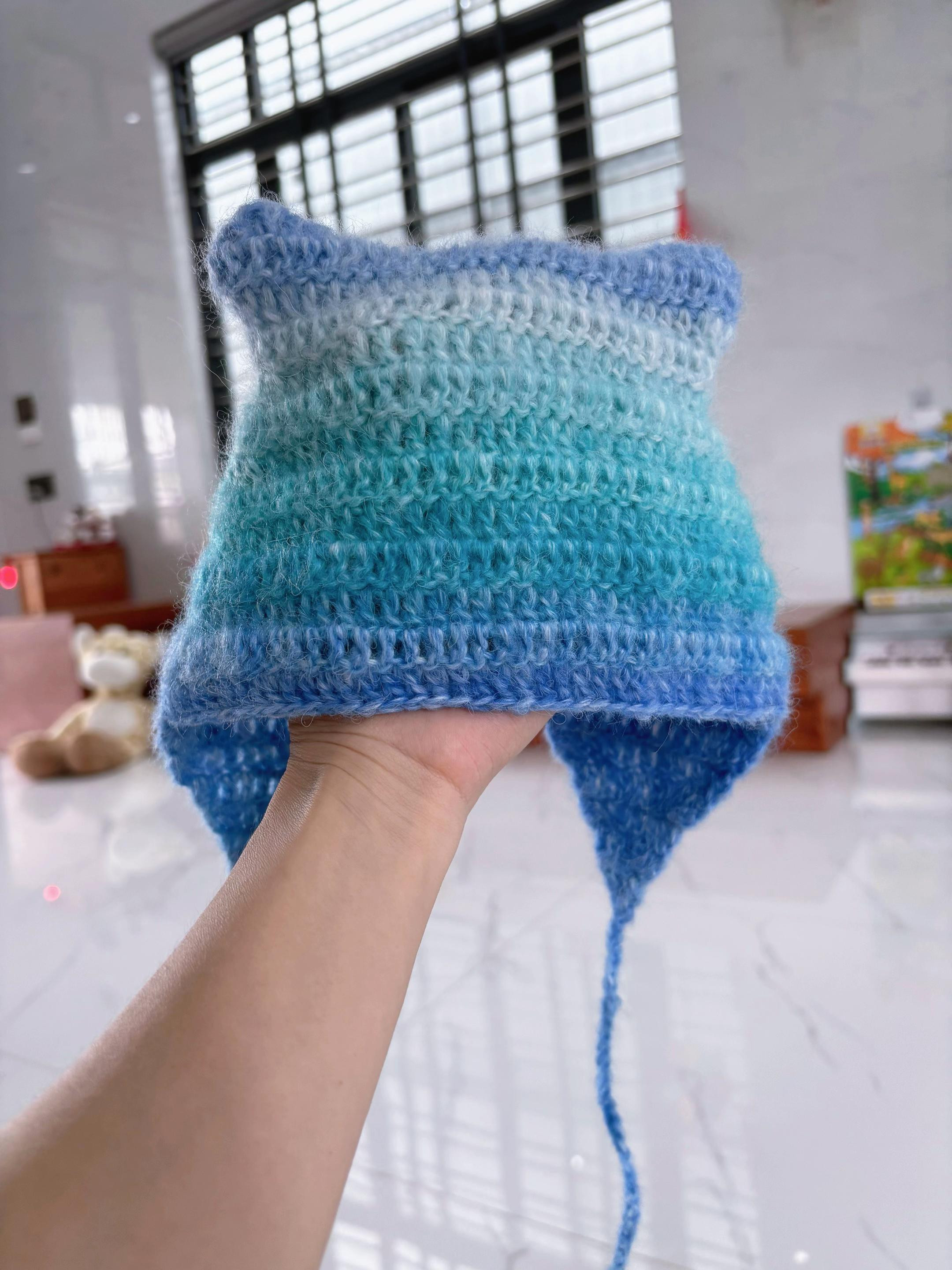 Cat Ear Hat Crochet Pattern Chart