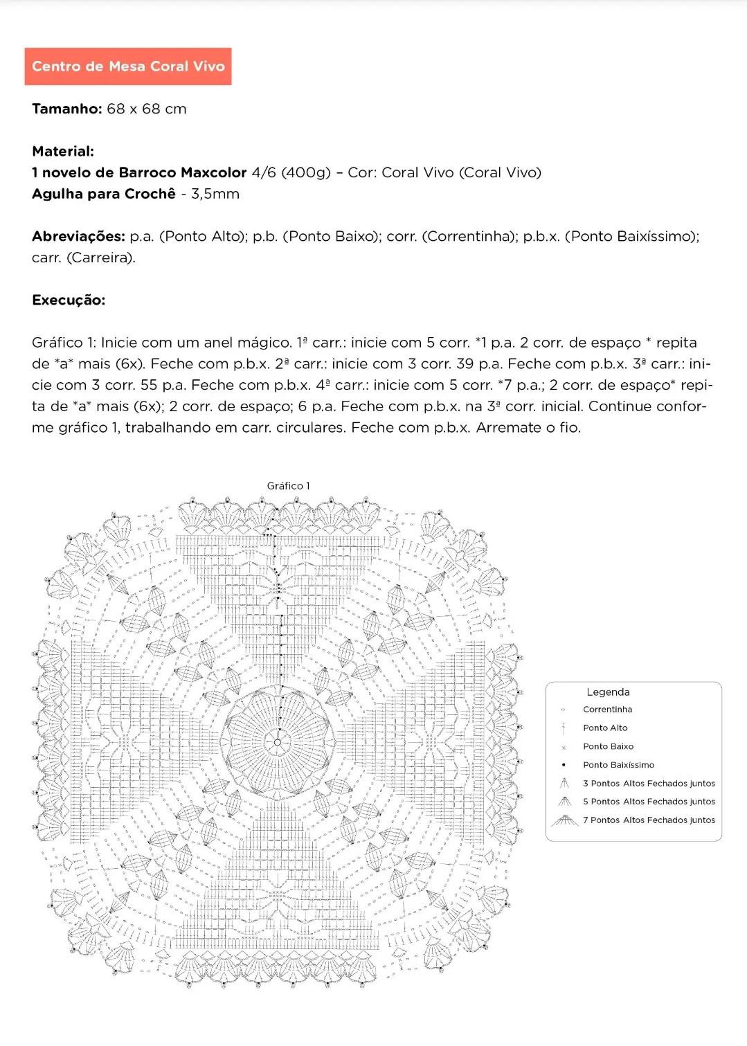 Centro de Mesa Coral Vivo - Toalha Manteiga e Sousplat com Pérolas