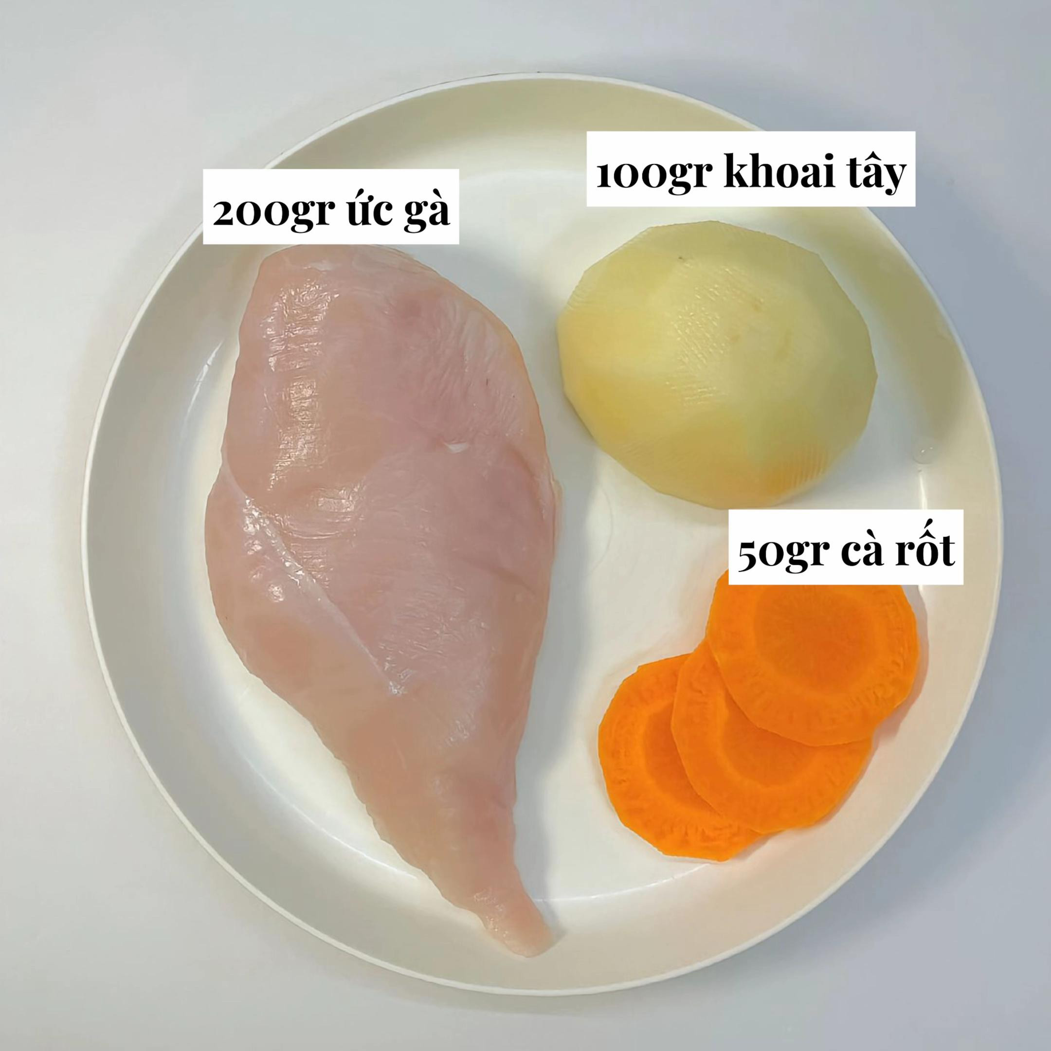 Chả Gà Khoai Tây: Món ăn dặm dinh dưỡng, ngon miệng cho bé với nguyên liệu đơn giản