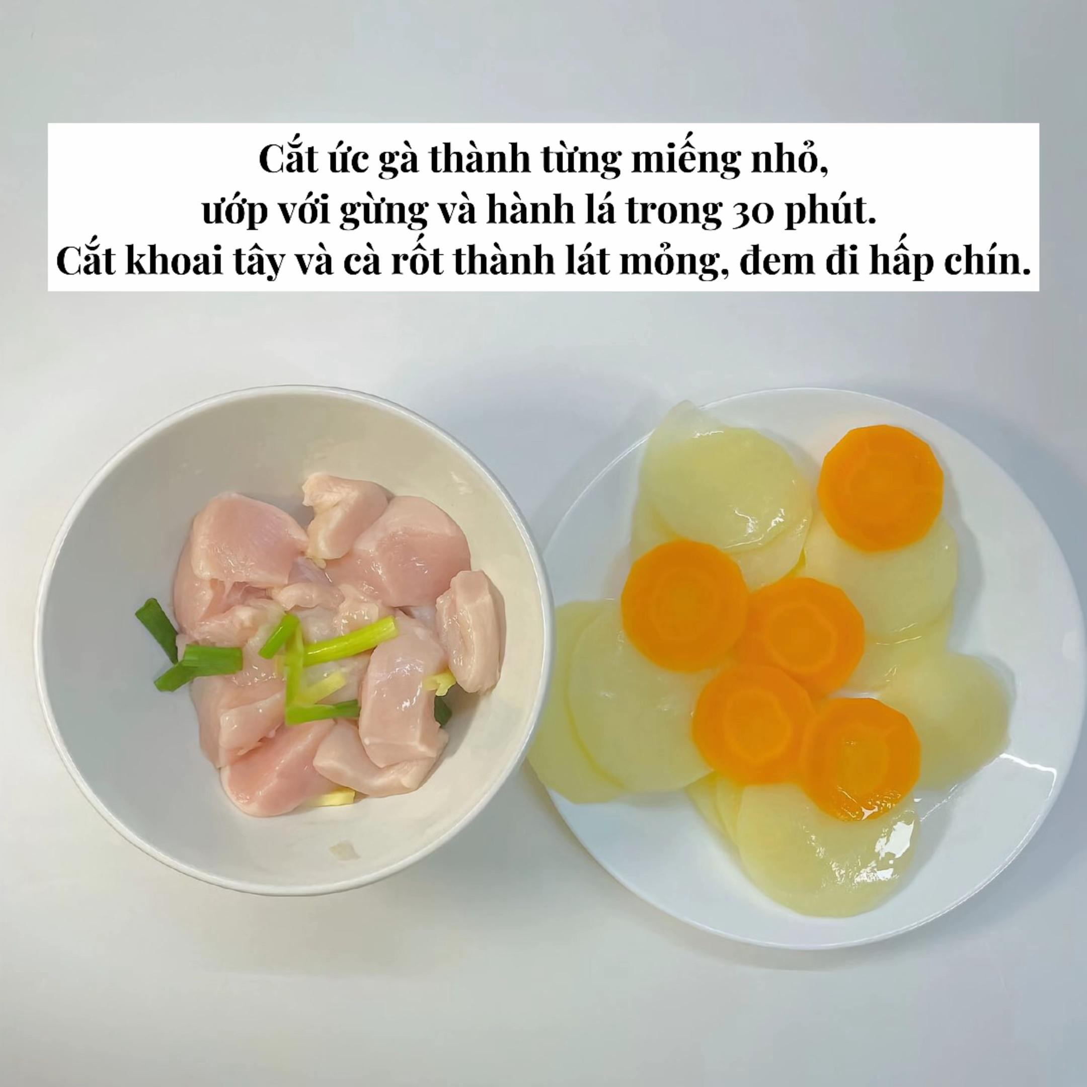 Chả Gà Khoai Tây: Món ăn dặm dinh dưỡng, ngon miệng cho bé với nguyên liệu đơn giản