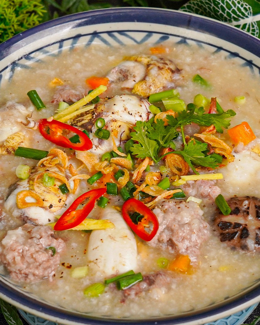 Cháo Hột Vịt Lộn Nấu Với Đá Lạnh: Mịn, Không Tanh, Bổ Dưỡng