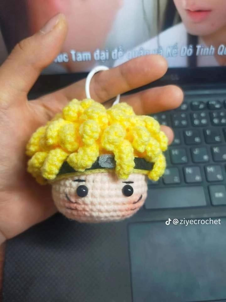 Charlie Su Crochet Amigurumi Pattern with Lion Ears and Tail