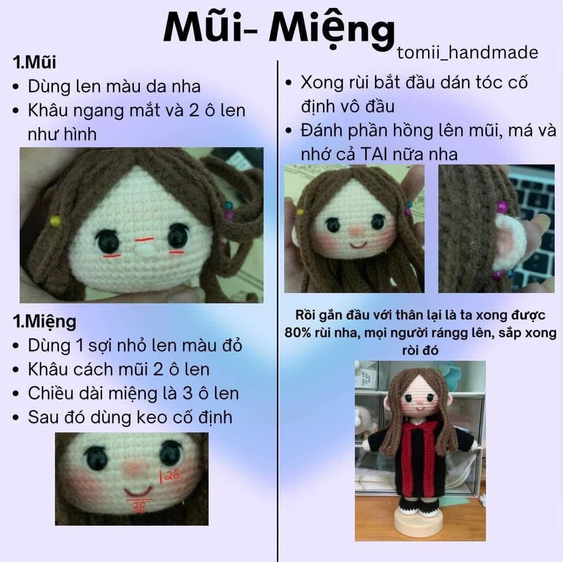 Chart búp bê tốt nghiệp mặc áo mũ