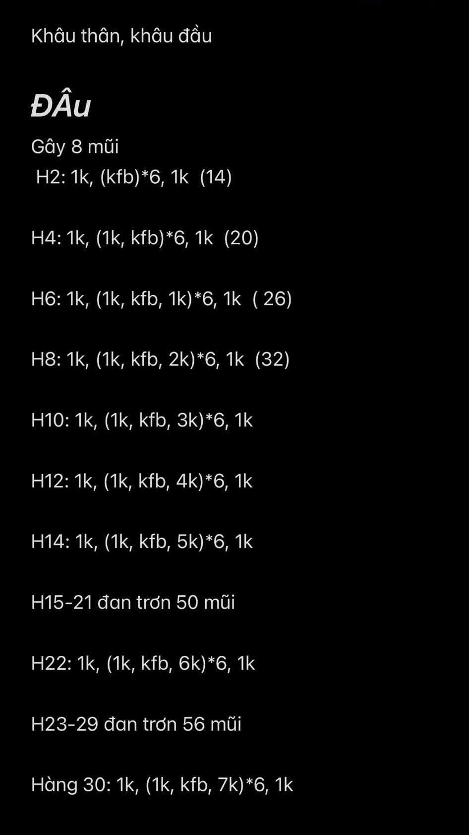 Chart đan gấu chó cute dễ thương với màu trắng kem, tai nâu và quần yếm vàng