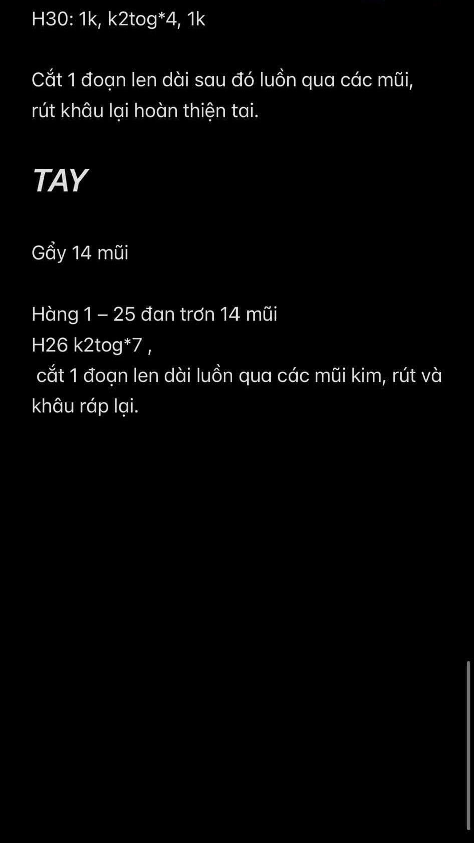 Chart đan gấu chó cute dễ thương với màu trắng kem, tai nâu và quần yếm vàng