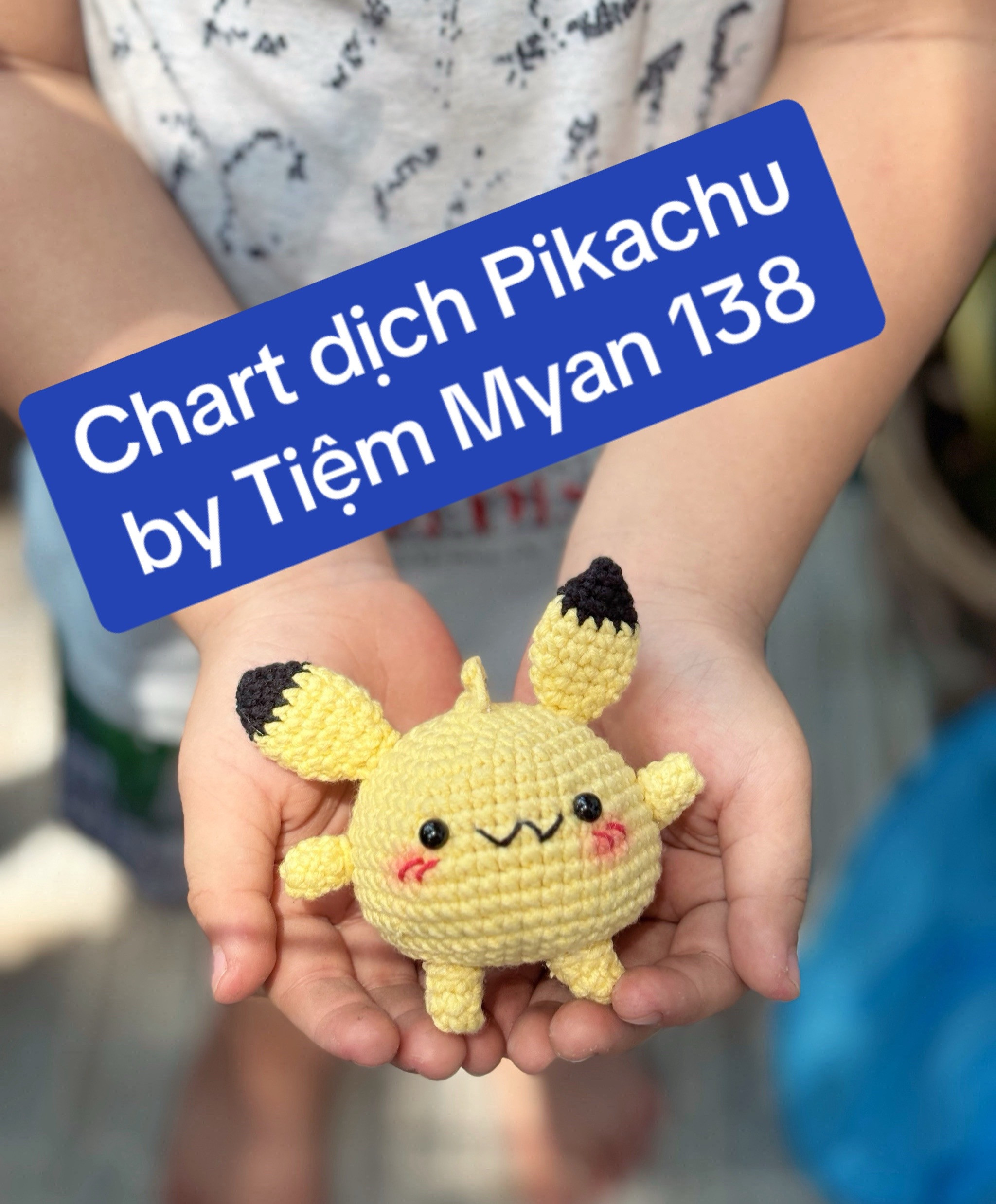 Chart dịch Pikachu móc len dễ thương