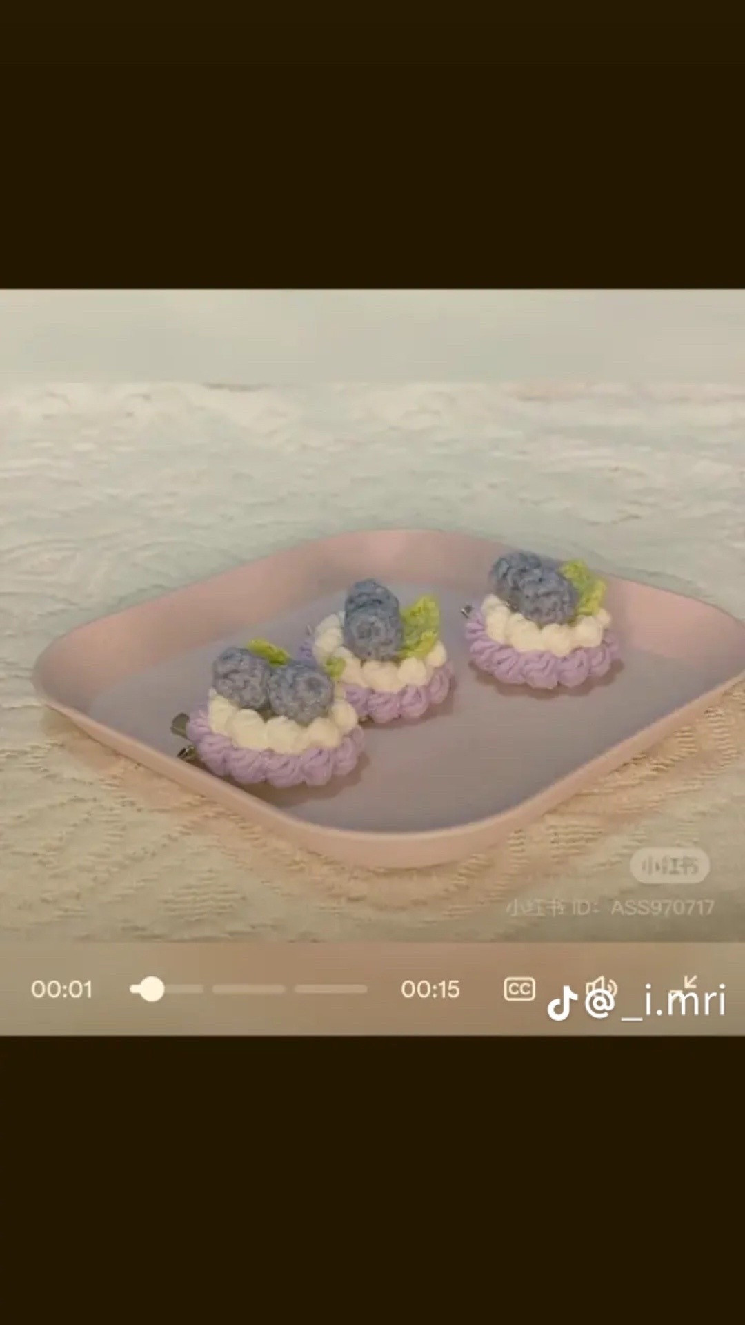 Chart hướng dẫn móc len kẹp tóc: dấu chấm than, tia sét, giọt nước