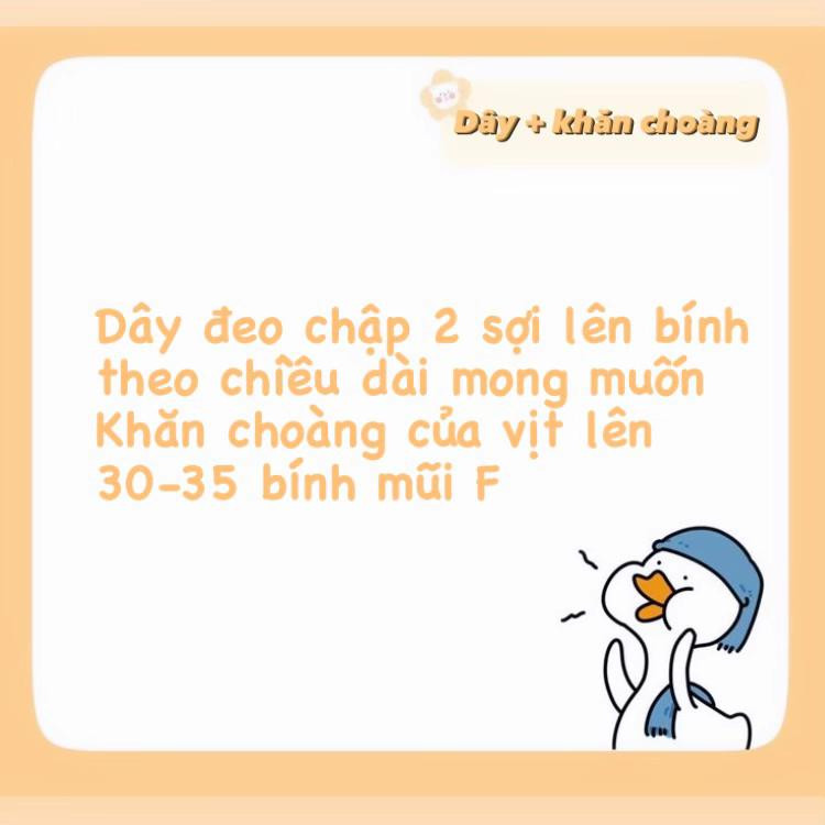 Chart hướng dẫn móc len túi vịt con dễ thương