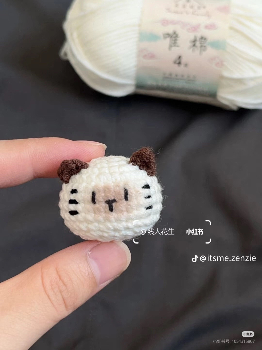 Chart móc đầu mèo Meo Meo dễ thương