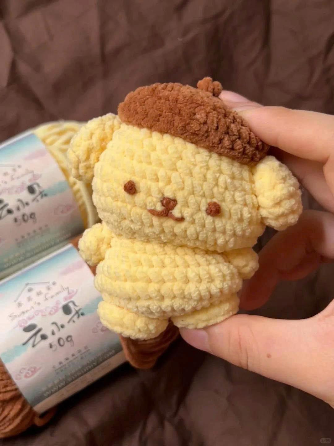 Chart móc em cún dễ thương bằng len nhung Susan