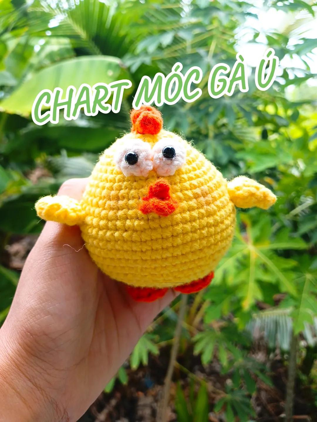 Chart Móc Gà Ú Vàng - Hướng Dẫn Chi Tiết Từng Hàng