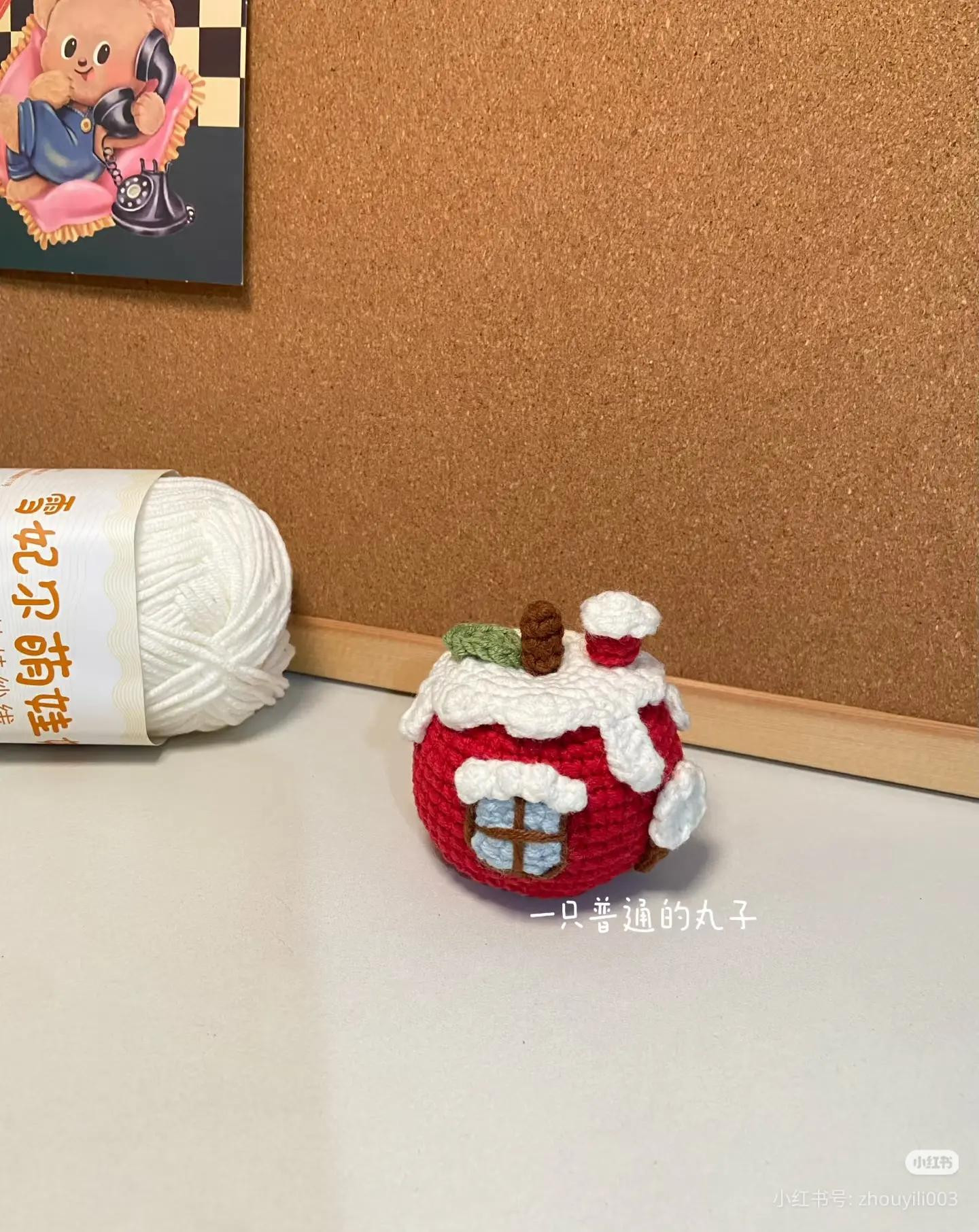 Chart móc len Bánh Nhà Táo - Hướng dẫn chi tiết từng hàng