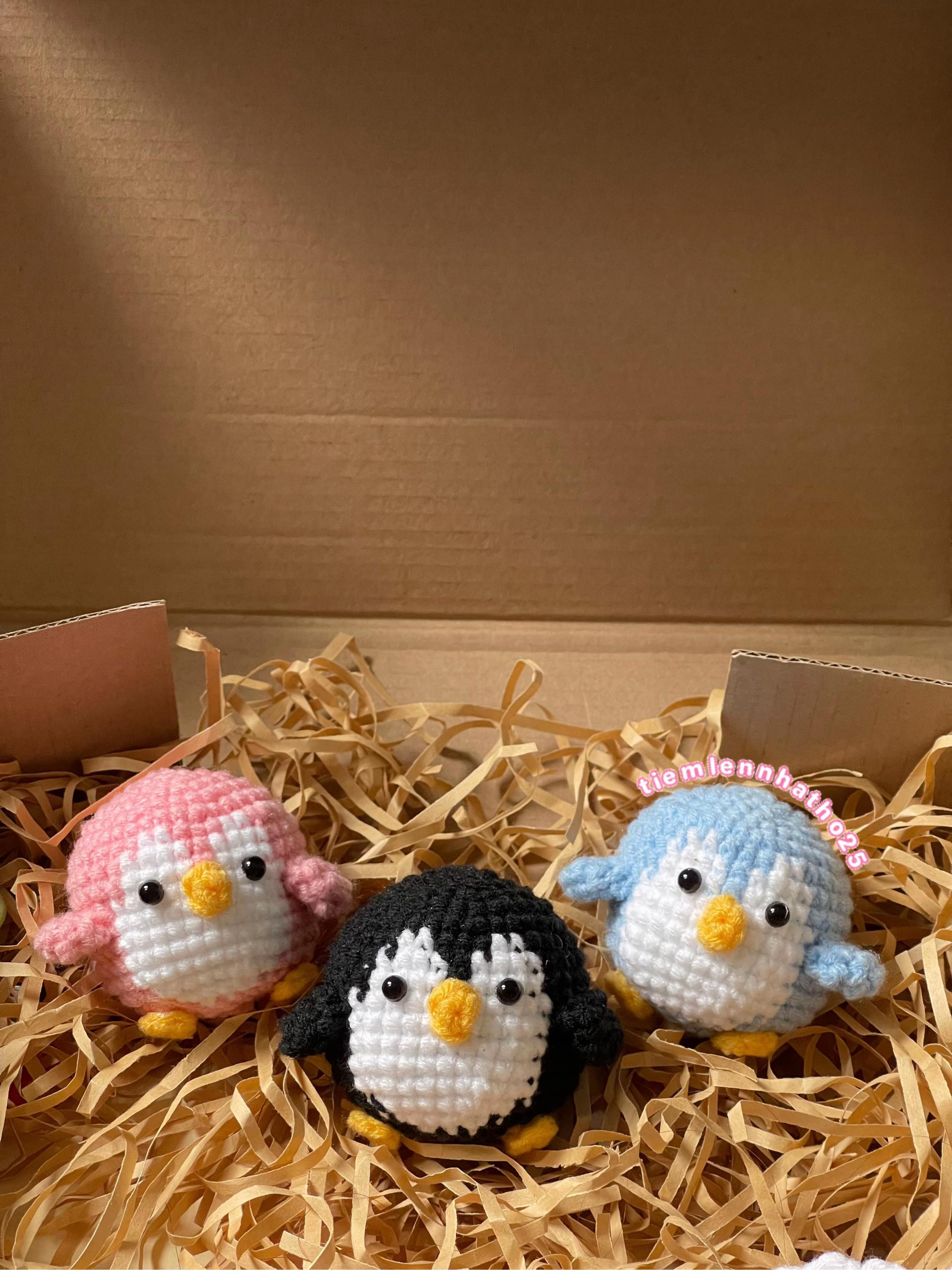 Chart móc len búp bê chim cánh cụt dễ thương