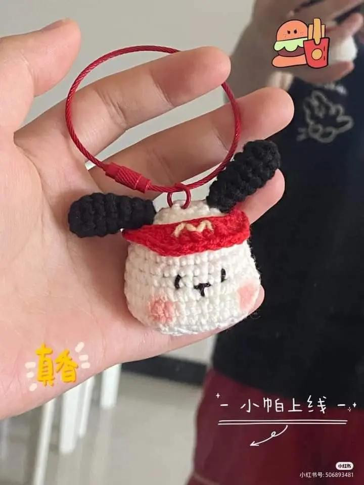 Chart Móc Len Búp bê Chó Pacha McDonald's và Kuromi