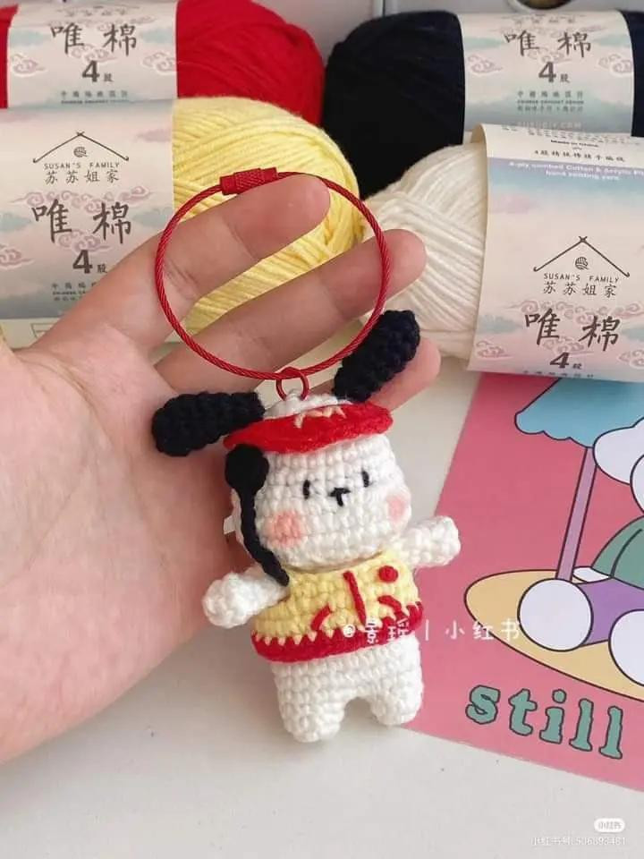 Chart Móc Len Búp bê Chó Pacha McDonald's và Kuromi