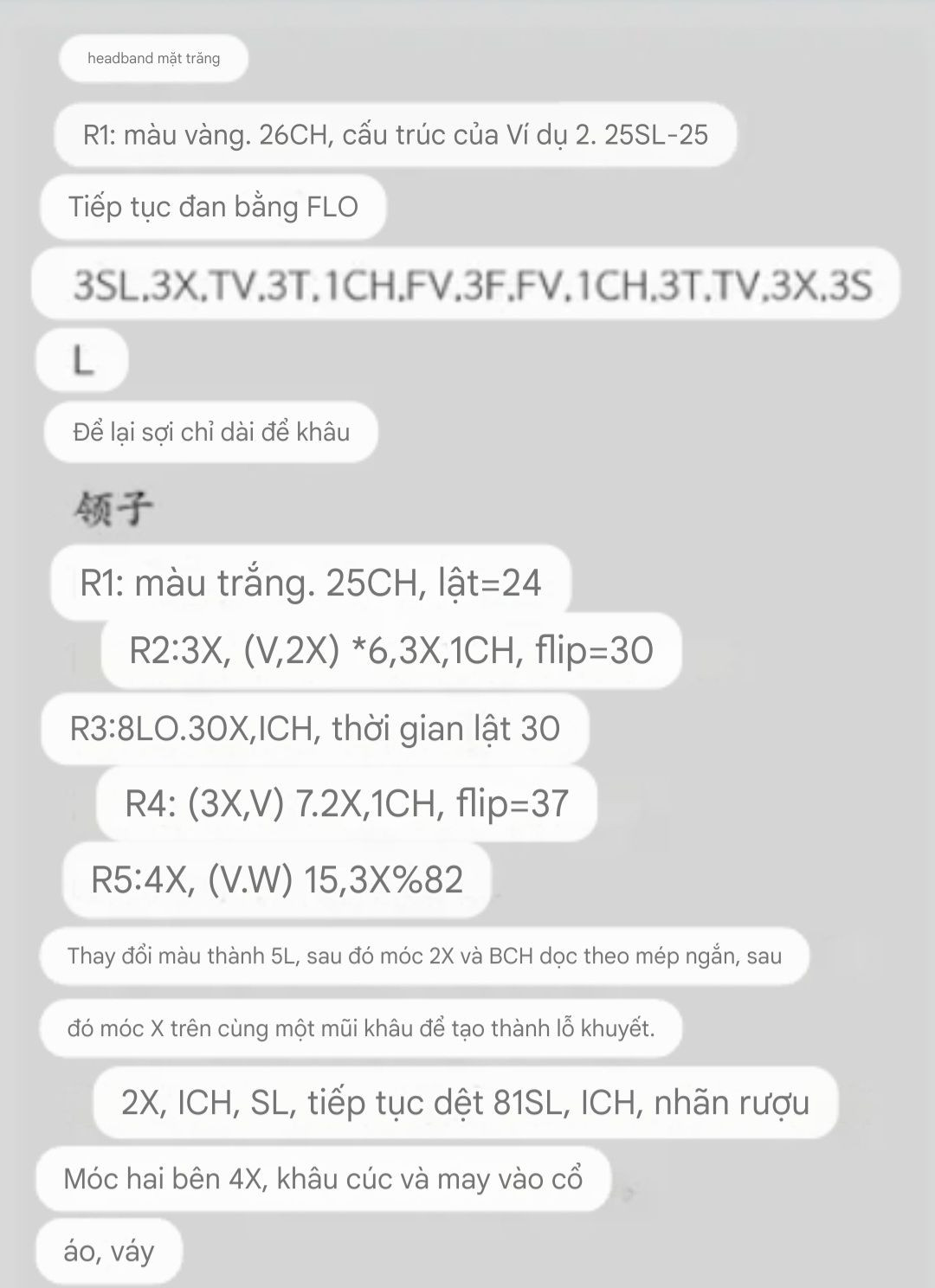 Chart Móc Len Búp bê Cô Gái Mặt Trăng