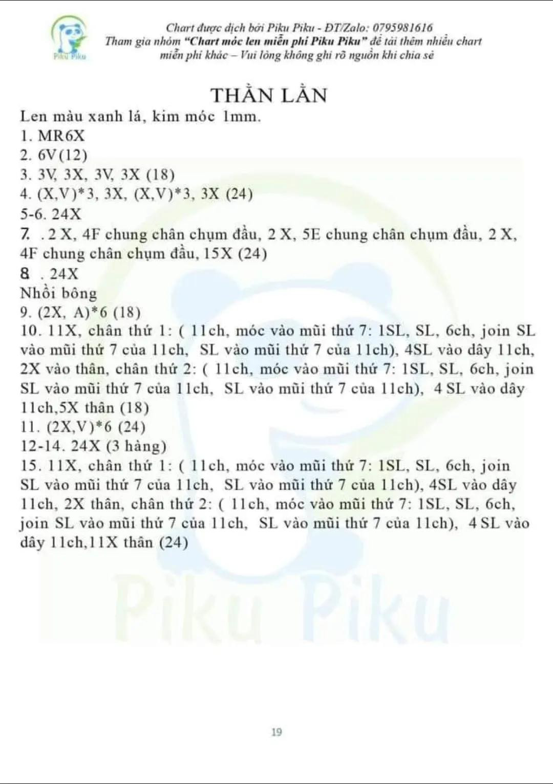 Chart móc len búp bê công chúa tóc mây với mái tóc vàng dài và hoa trang trí