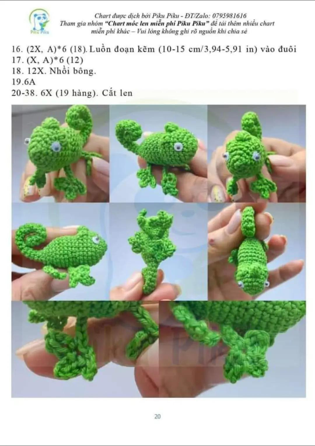 Chart móc len búp bê công chúa tóc mây với mái tóc vàng dài và hoa trang trí