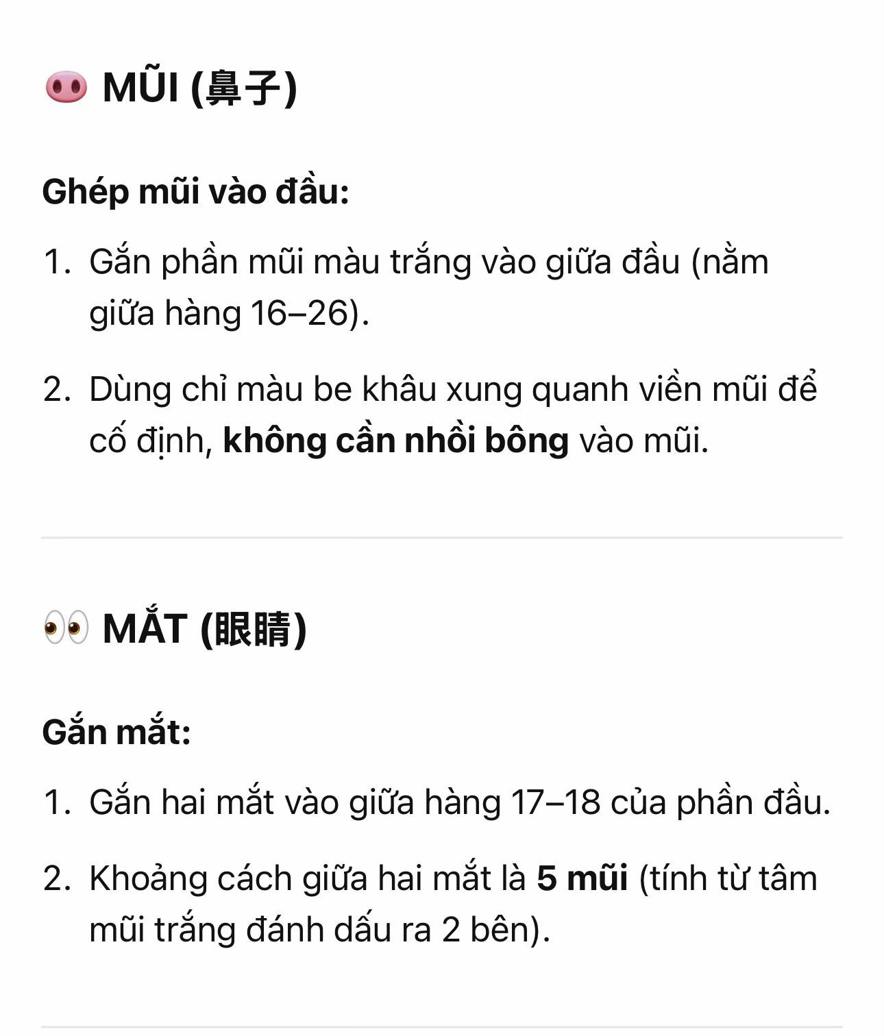 Chart Móc Len Búp bê Hươu Cao Cổ Amigurumi