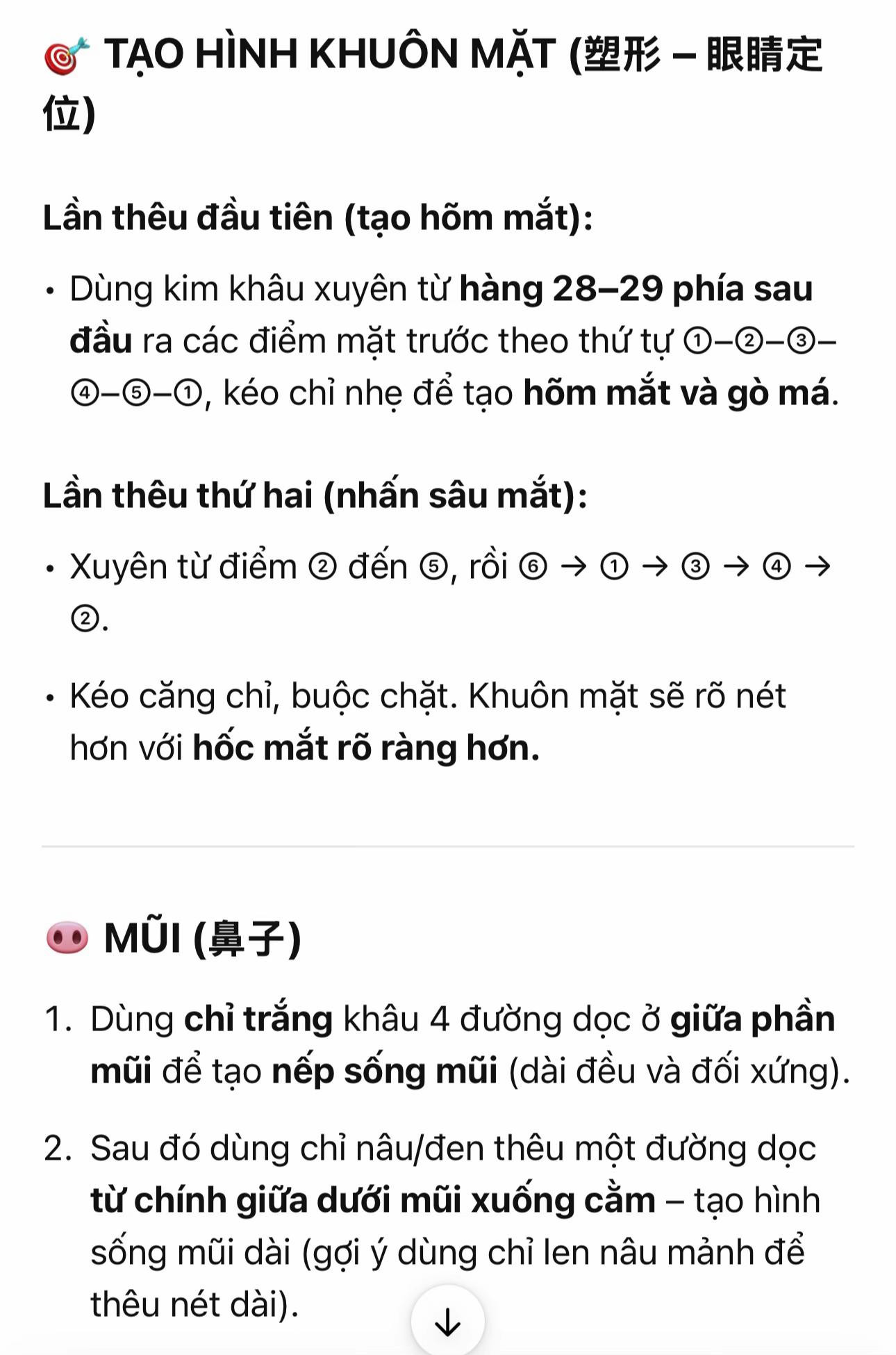 Chart Móc Len Búp bê Hươu Cao Cổ Amigurumi