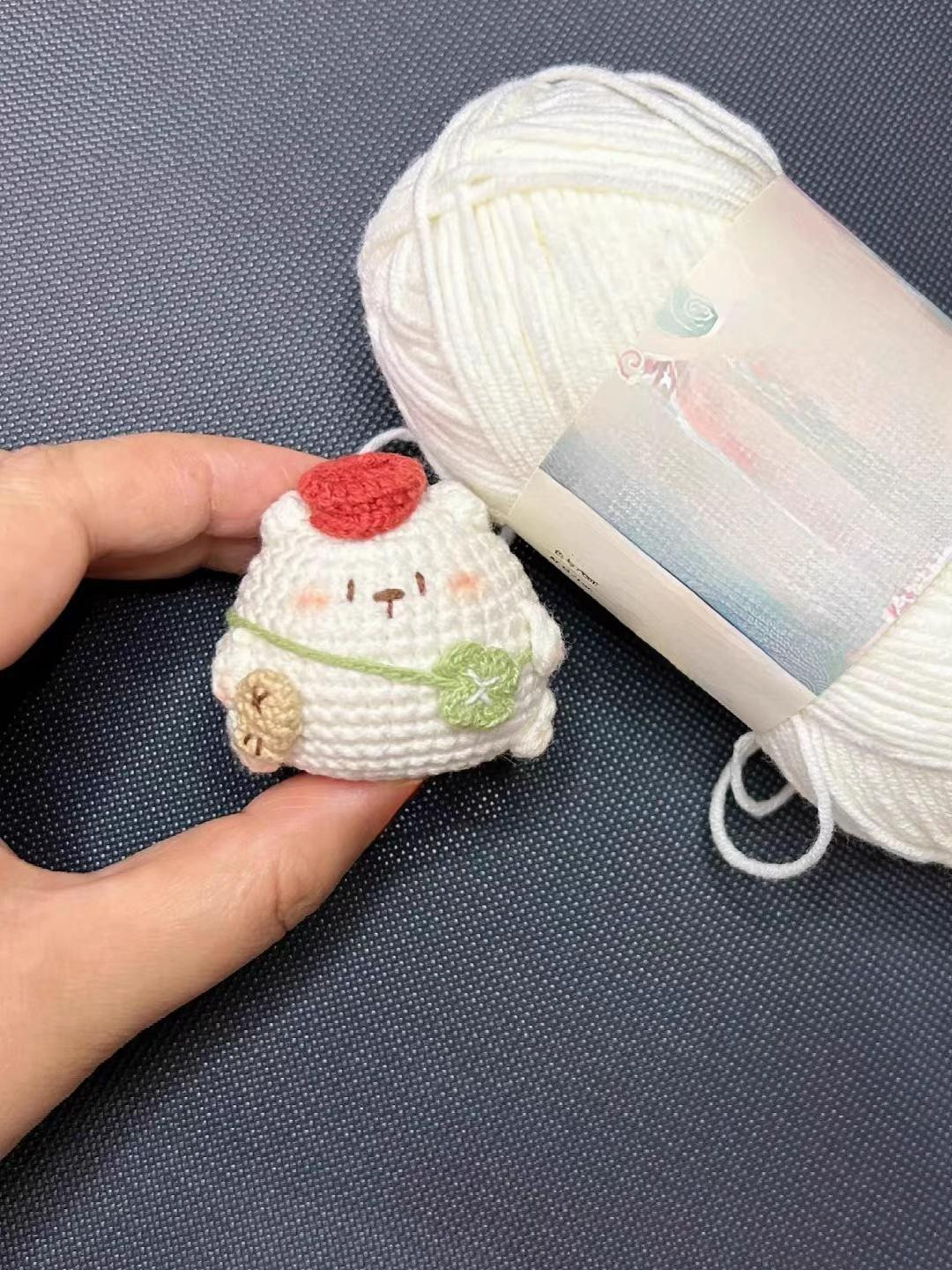 Chart móc len búp bê Mèo Trắng dễ thương