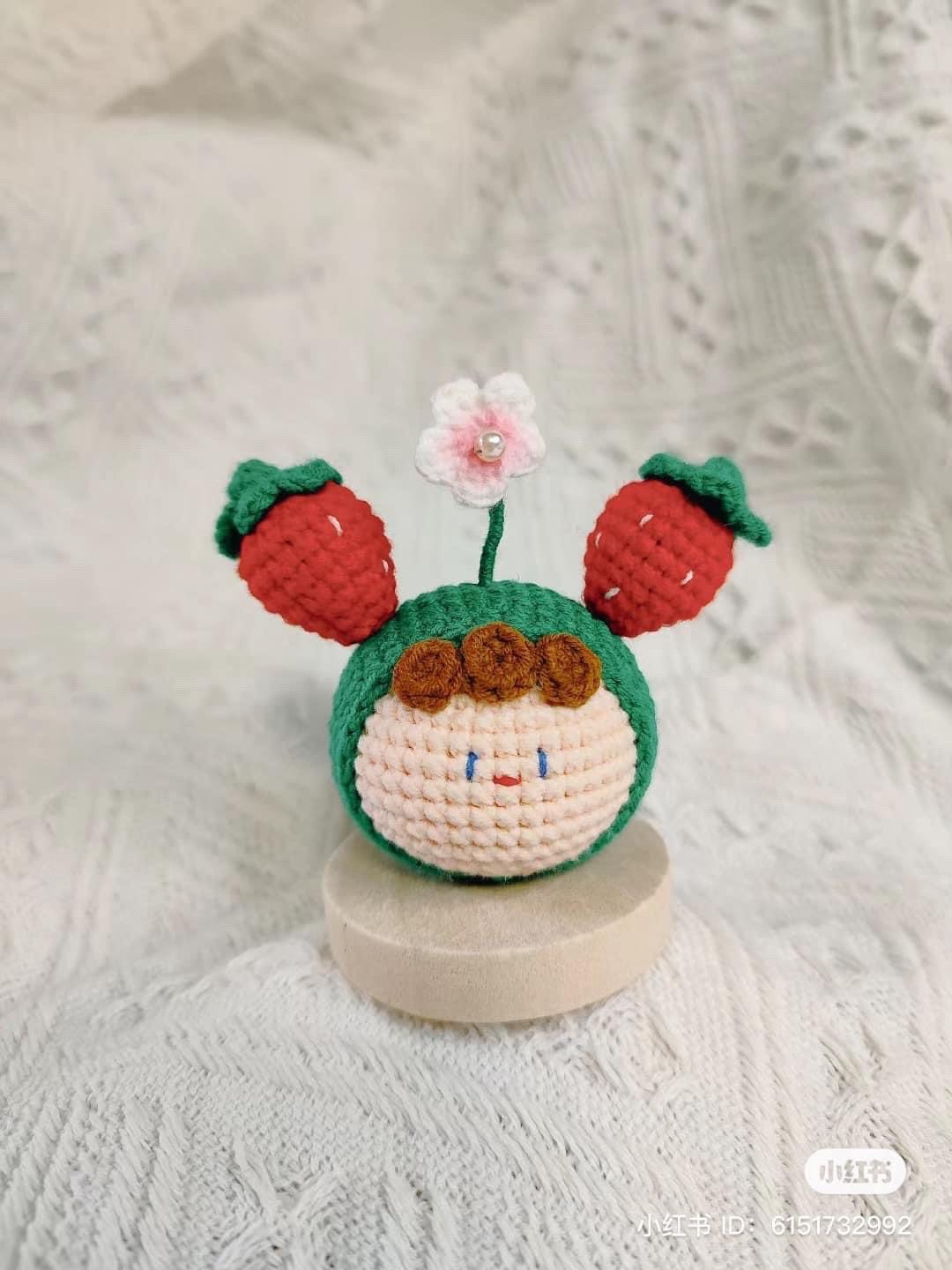 Chart Móc Len Búp bê Mochi Củ Cải và Bánh Bao