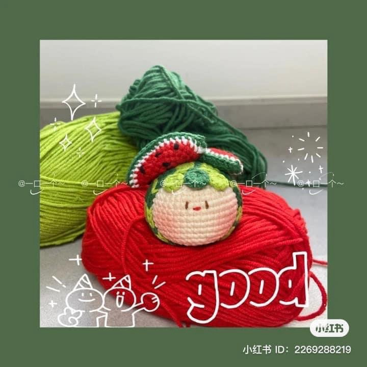 Chart Móc Len Búp bê Mochi Củ Cải và Bánh Bao