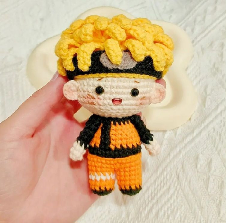 Chart Móc Len Búp bê Naruto Amigurumi Chi Tiết Từng Phần