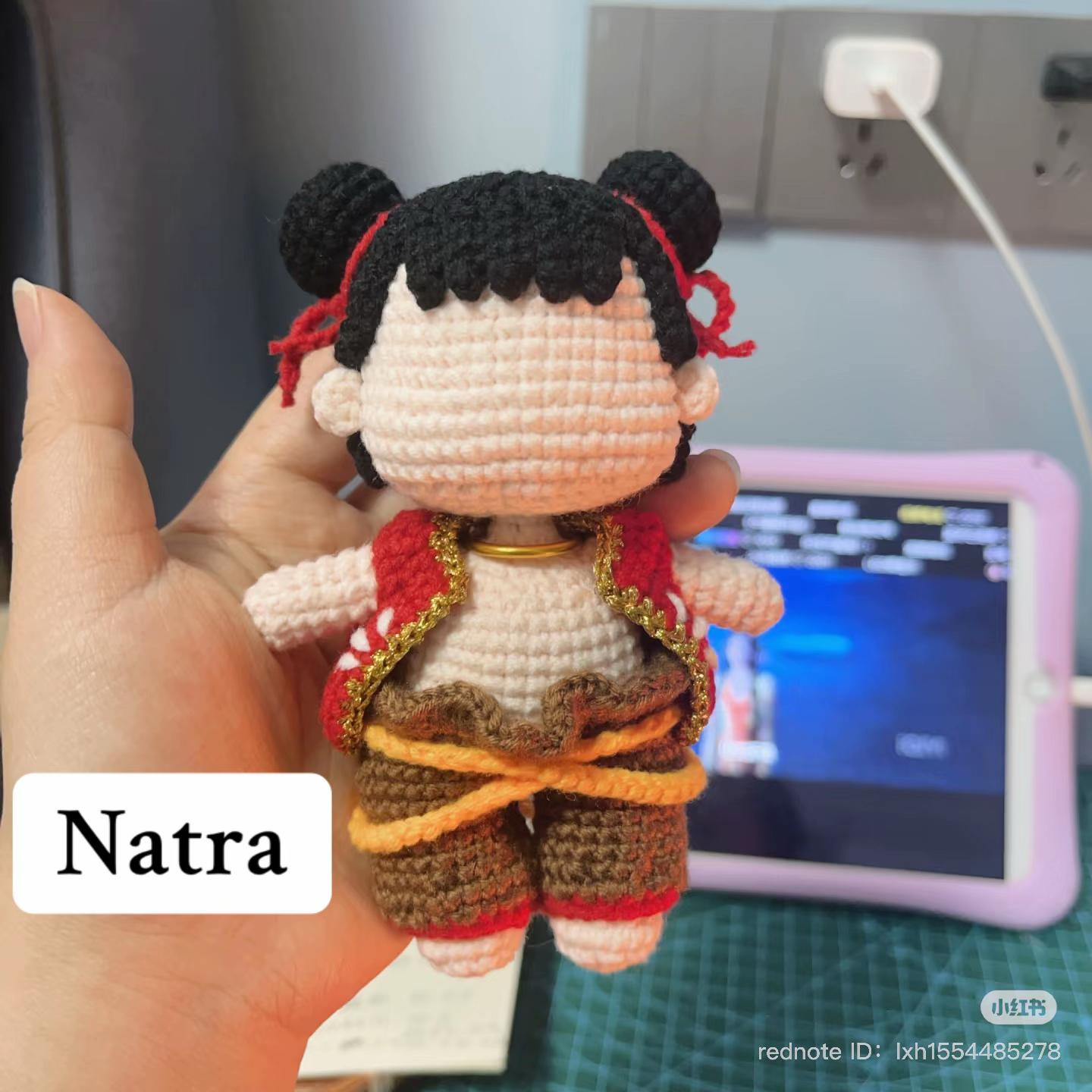 Chart móc len búp bê Natra, hướng dẫn chi tiết từng phần